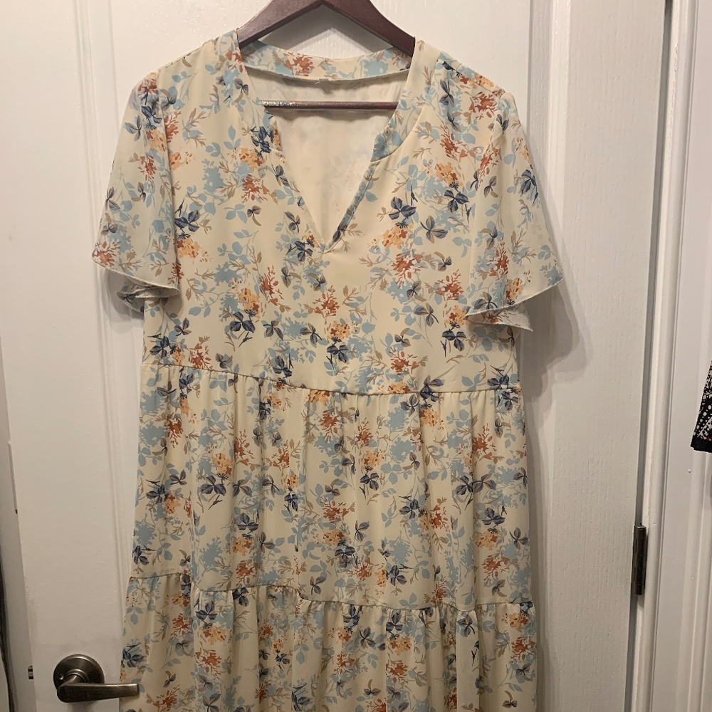 Light, breezy floral dress